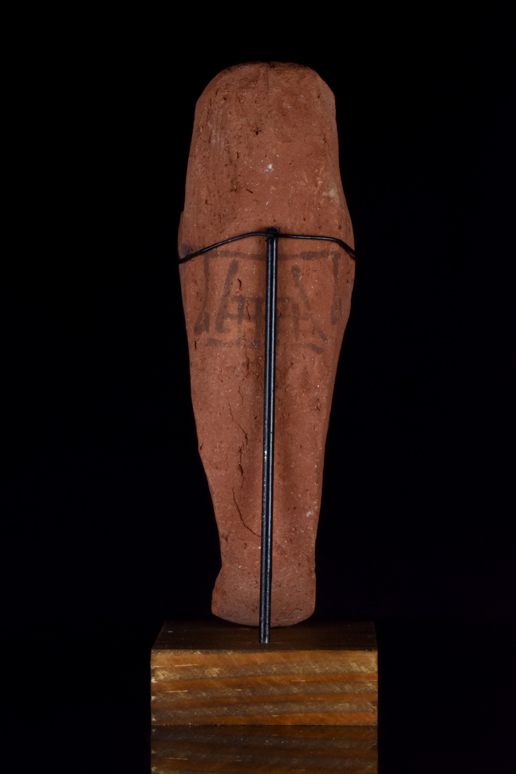 ANCIENT EGYPTIAN TERRACOTTA PAINTED SHABTI FOR DJED-KHIU - WITH REPORT - Image 3 of 4