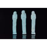 EGYPTIAN FAIENCE SHABTI - TRANSLATED