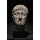 ROMANO-CELTIC LIMESTONE BUST OF NOBLEMAN