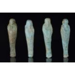 EGYPTIAN FAIENCE USHABTI GROUP