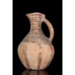 HOLY LAND CYPRIOT IMATATION POTTERY OINOCHOE