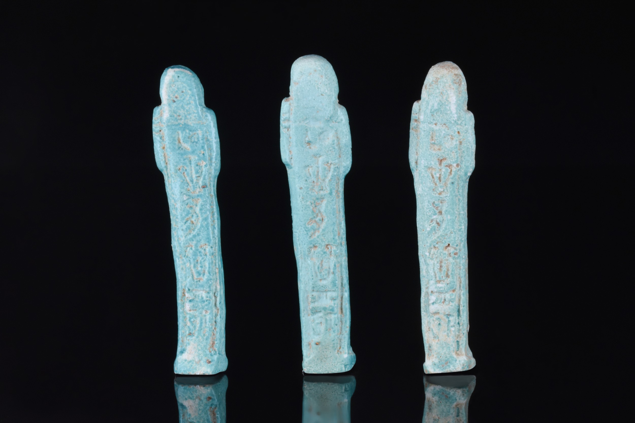 EGYPTIAN FAIENCE SHABTI - TRANSLATED - Image 3 of 3