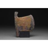 EGYPTIAN BRONZE OR COPPER ALLOY AXE HEAD - WITH REPORT