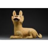 CHINESE EASTERN HAN DYNASTY TERROCOTTA DOG - TL TESTED - WITH REPORT