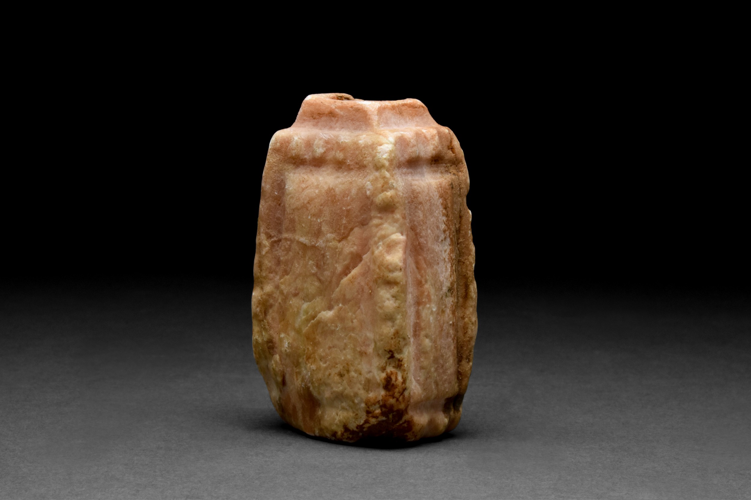 WESTERN ASIATIC ALABASTER COSMETIC CONTAINER - Image 2 of 4