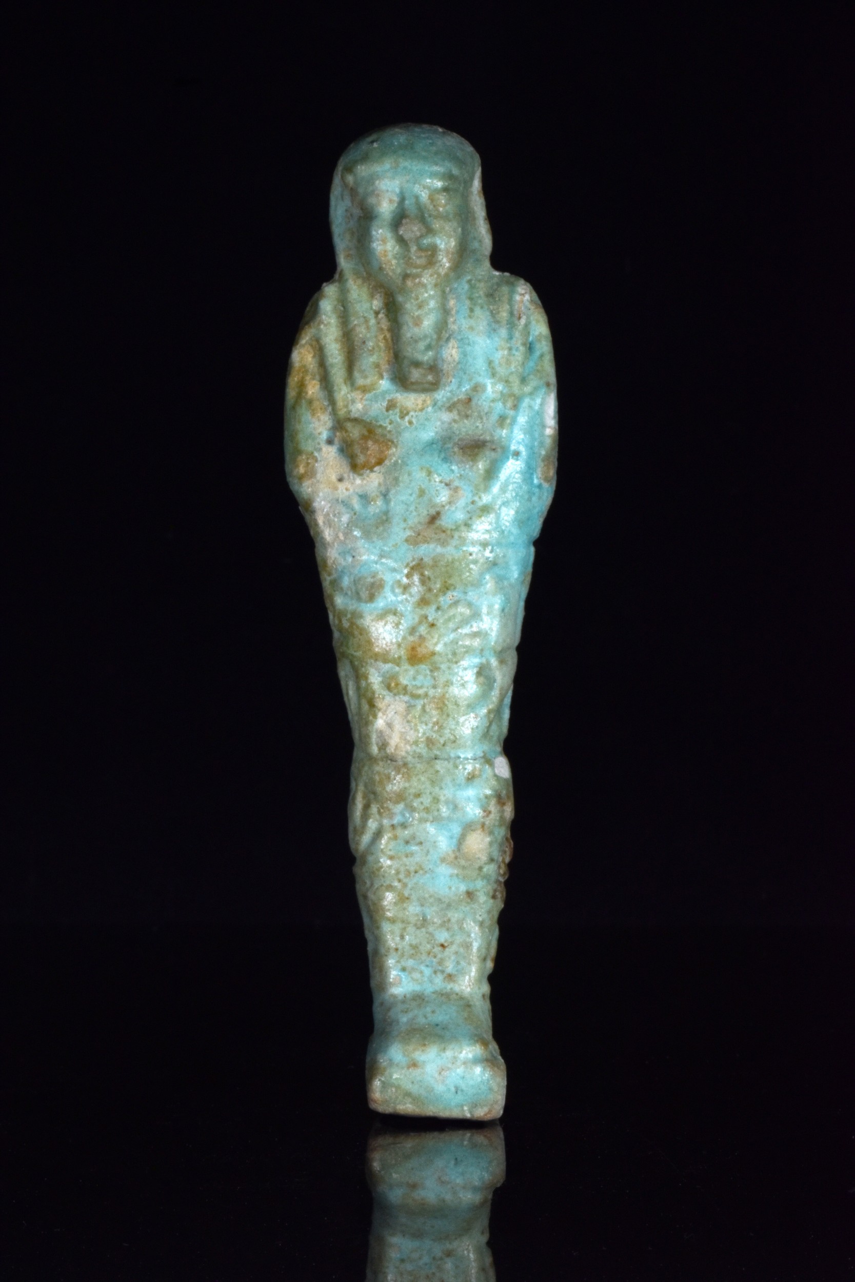 ANCIENT EGYPTIAN FAIENCE SHABTI