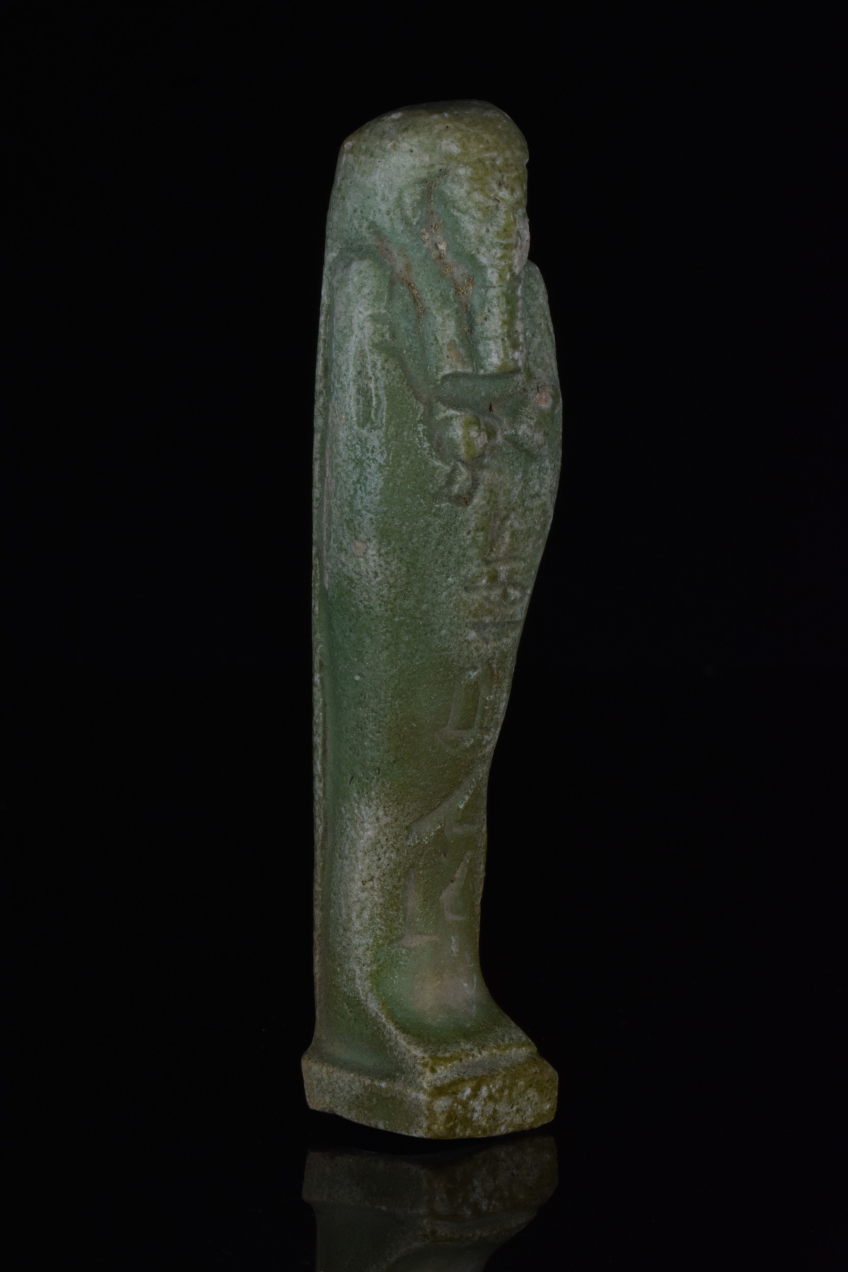 EGYPTIAN FAIENCE SHABTI FOR HOR UDJA - Image 2 of 5