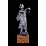 ROMAN BRONZE STATUETTE OF DIANA - WITH REPORT