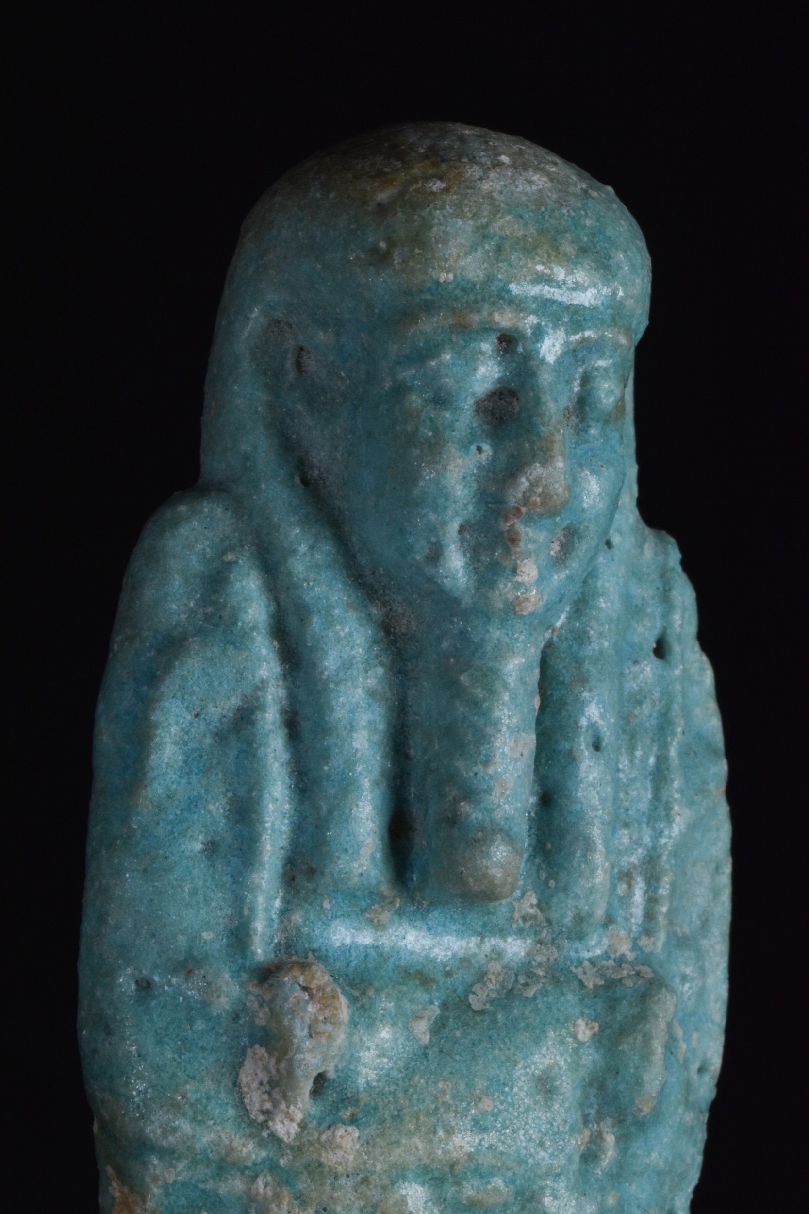 ANCIENT EGYPTIAN BLUE GLAZED SHABTI - Image 5 of 5