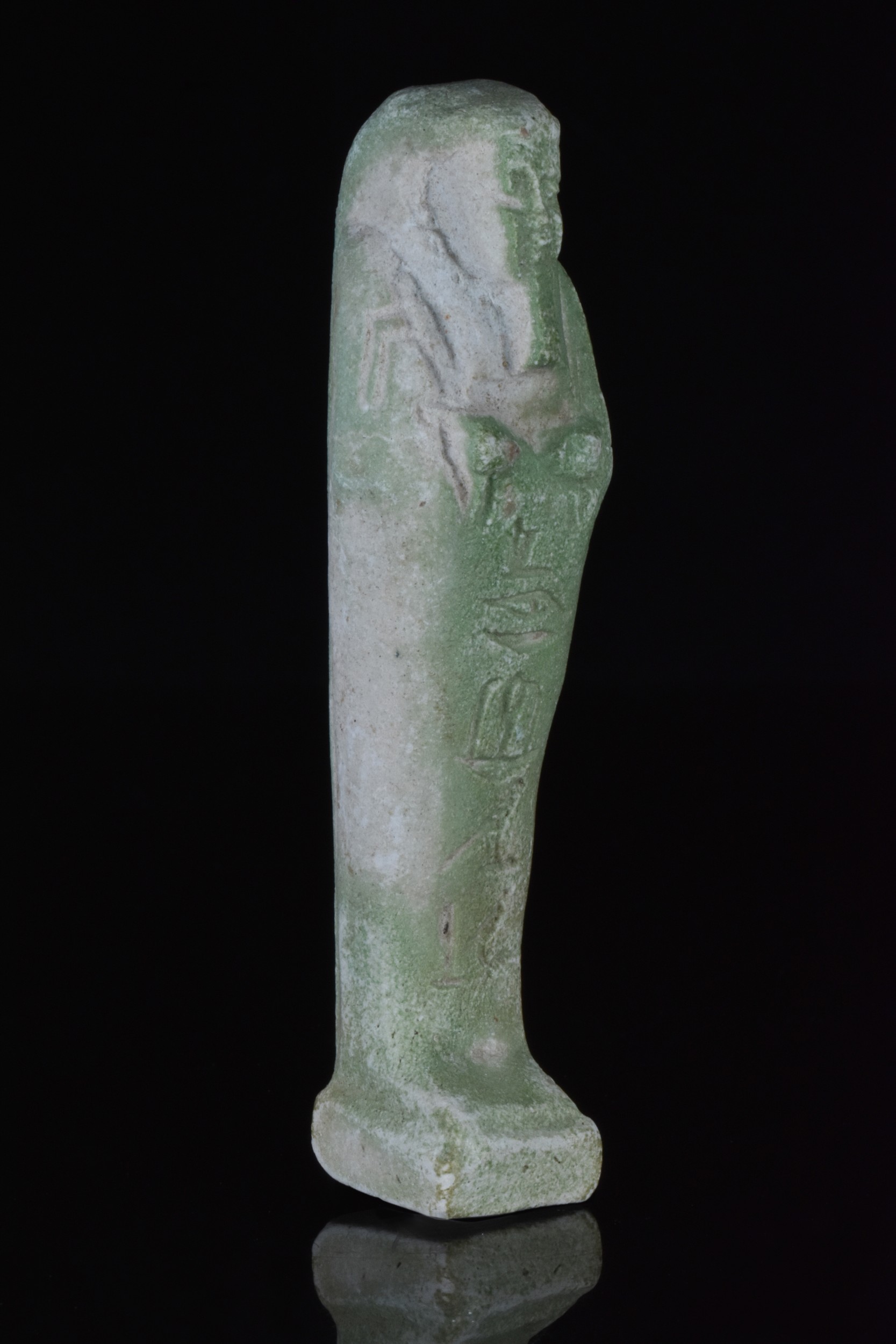 EGYPTIAN FAIENCE SHABTI FOR HOR UDJA - Image 2 of 5