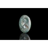 ROMAN JASPER INTAGLIO DEPICTING MINERVA - WITH REPORT