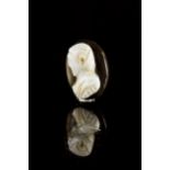 ROMAN ONYX CAMEO FEMALE BUST