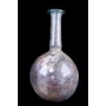 LARGE ROMAN GLASS UNGUENTARIUM