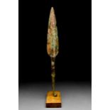 ANCIENT BRONZE SPEAR