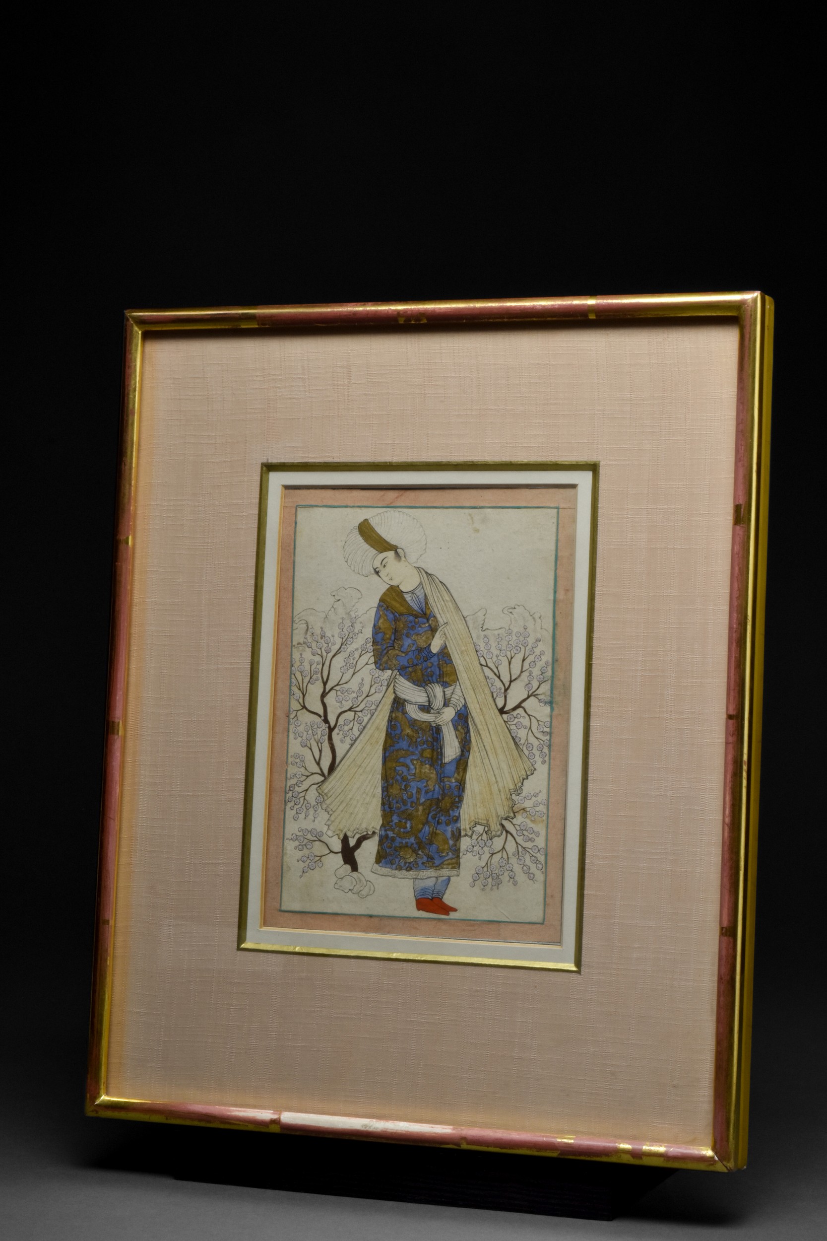 SAFAVID PAINTING OF A TURBANED MAN - Image 2 of 4