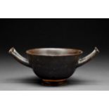 GREEK APULIAN POTTERY SKYPHOS / DEEP KYLIX