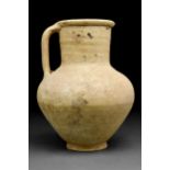 EASTERN ROMAN TERRACOTTA ONE-HANDLED JUG