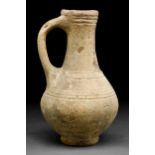 ROMAN TERRACOTTA ONE-HANDLED WINE JUG