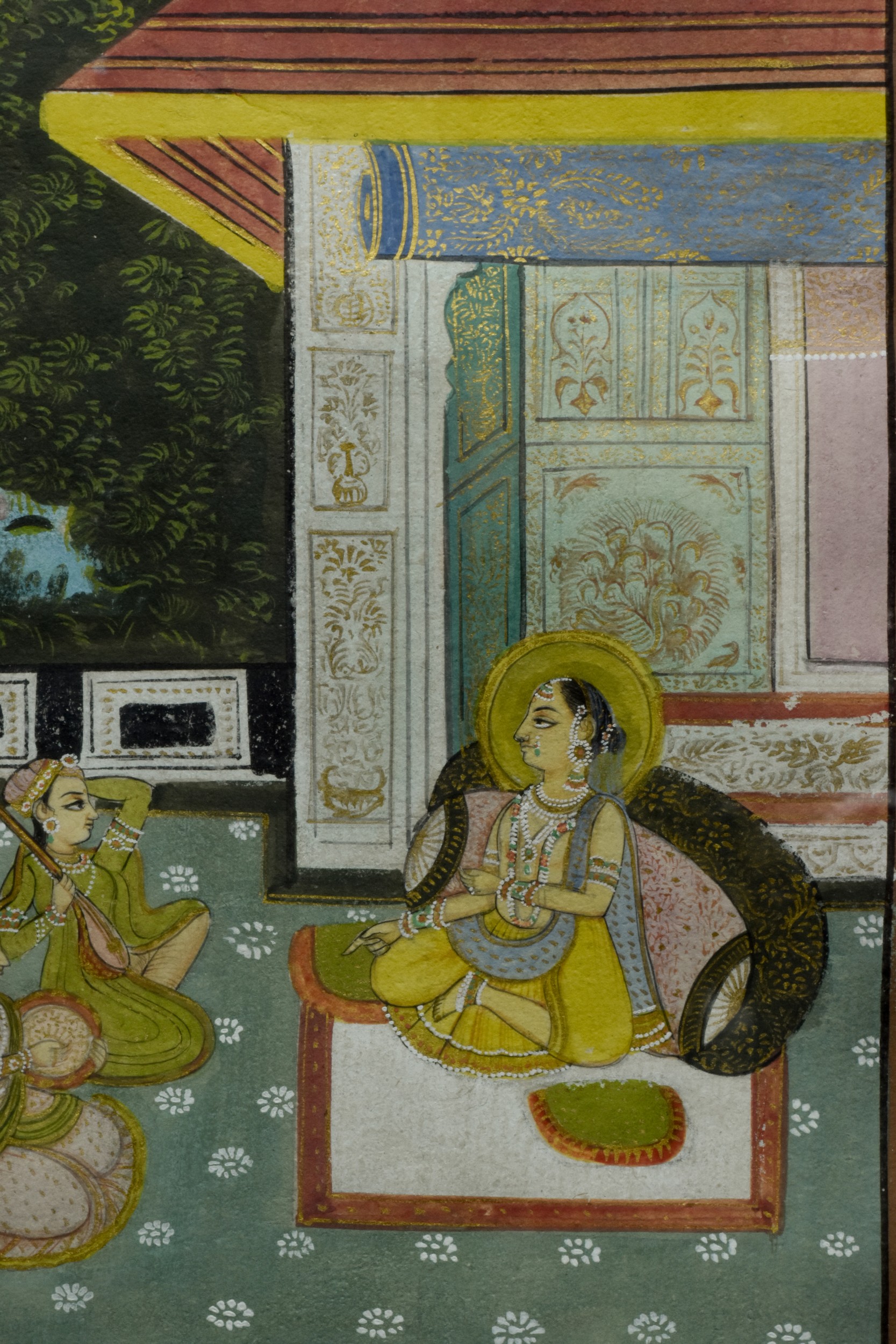 MAHARANI LISTENING TO TWO FEMALE MUSICIANS - Image 3 of 4