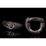 MASSIVE VIKING SILVER TWISTED RING