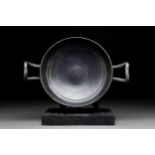 ANCIENT GREEK ATTIC BLACK GLAZED KYLIX