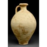 ROMAN TERRACOTTA ONE-HANDLED WINE FLAGON