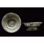 SUPERB GREEK SILVER VESSEL WITH DECORATION