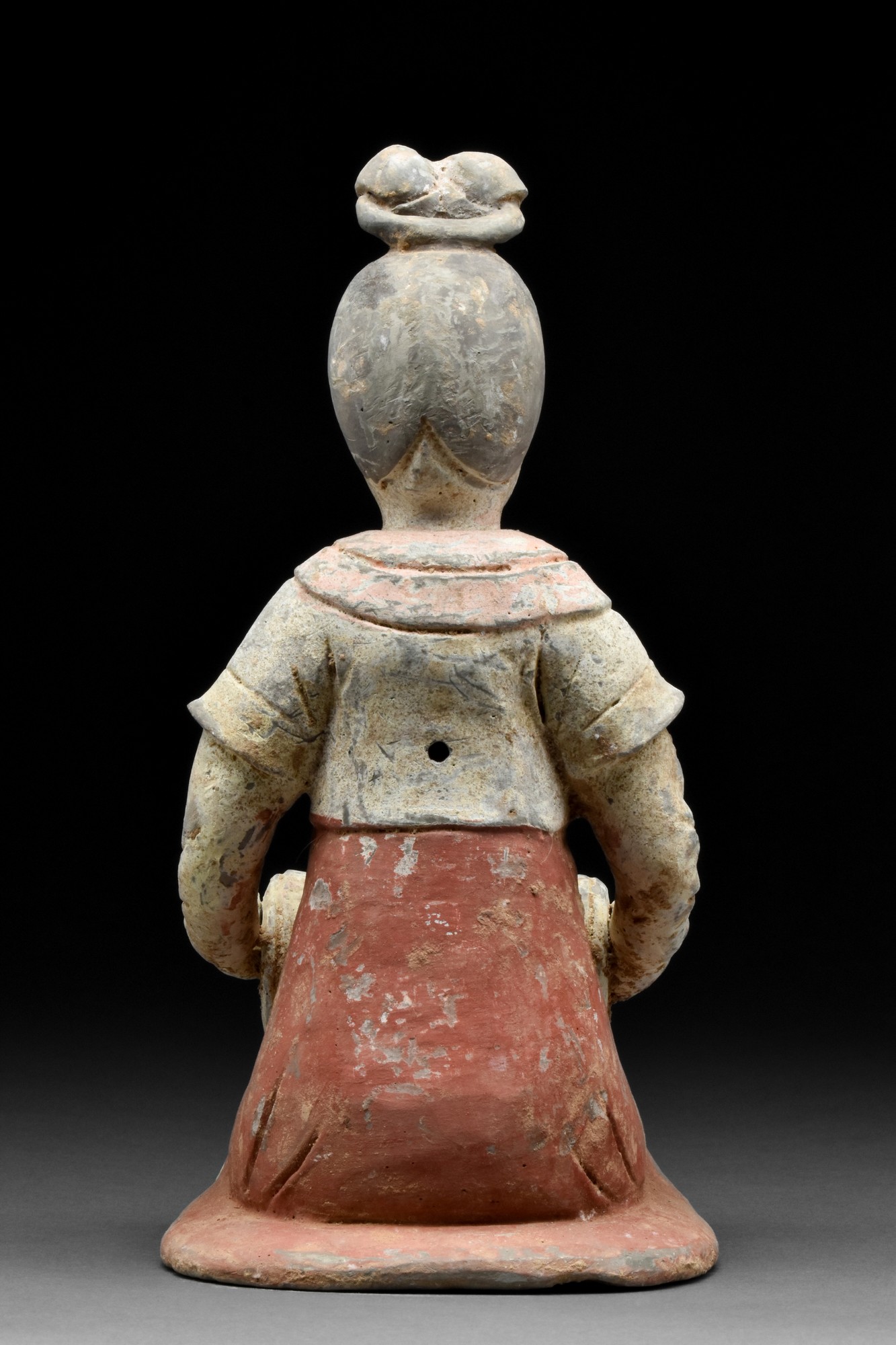 CHINESE TANG DYNASTY TERRACOTTA FEMALE MUSICIAN - TL TESTED - Bild 4 aus 7