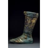 ROMAN GILT BRONZE LEGIONARY FOOT - WITH REPORT