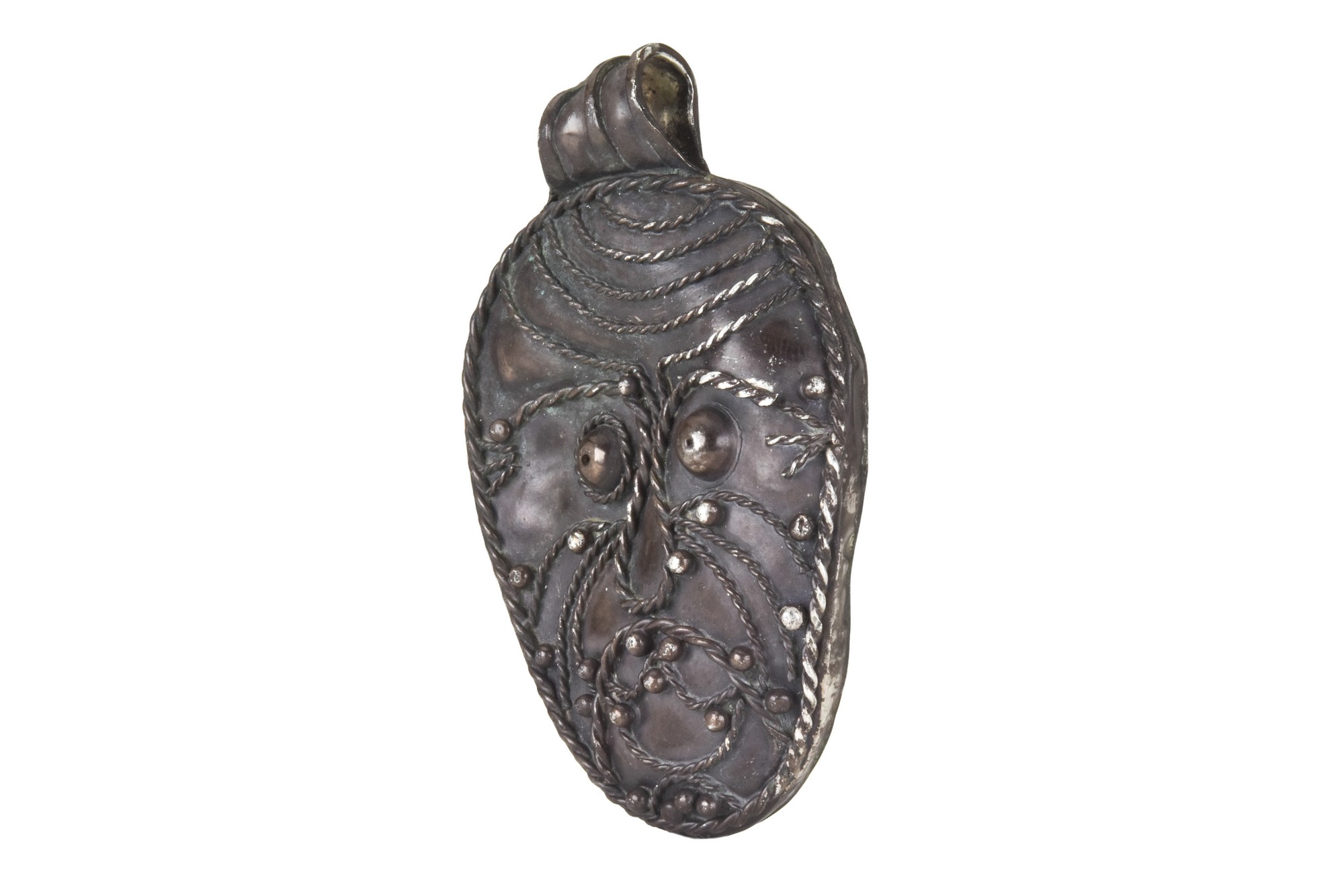 VIKING FILIGREE FACE PENDANT - Image 2 of 5