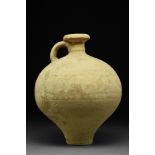 ROMAN TERRACOTTA WINE FLAGON