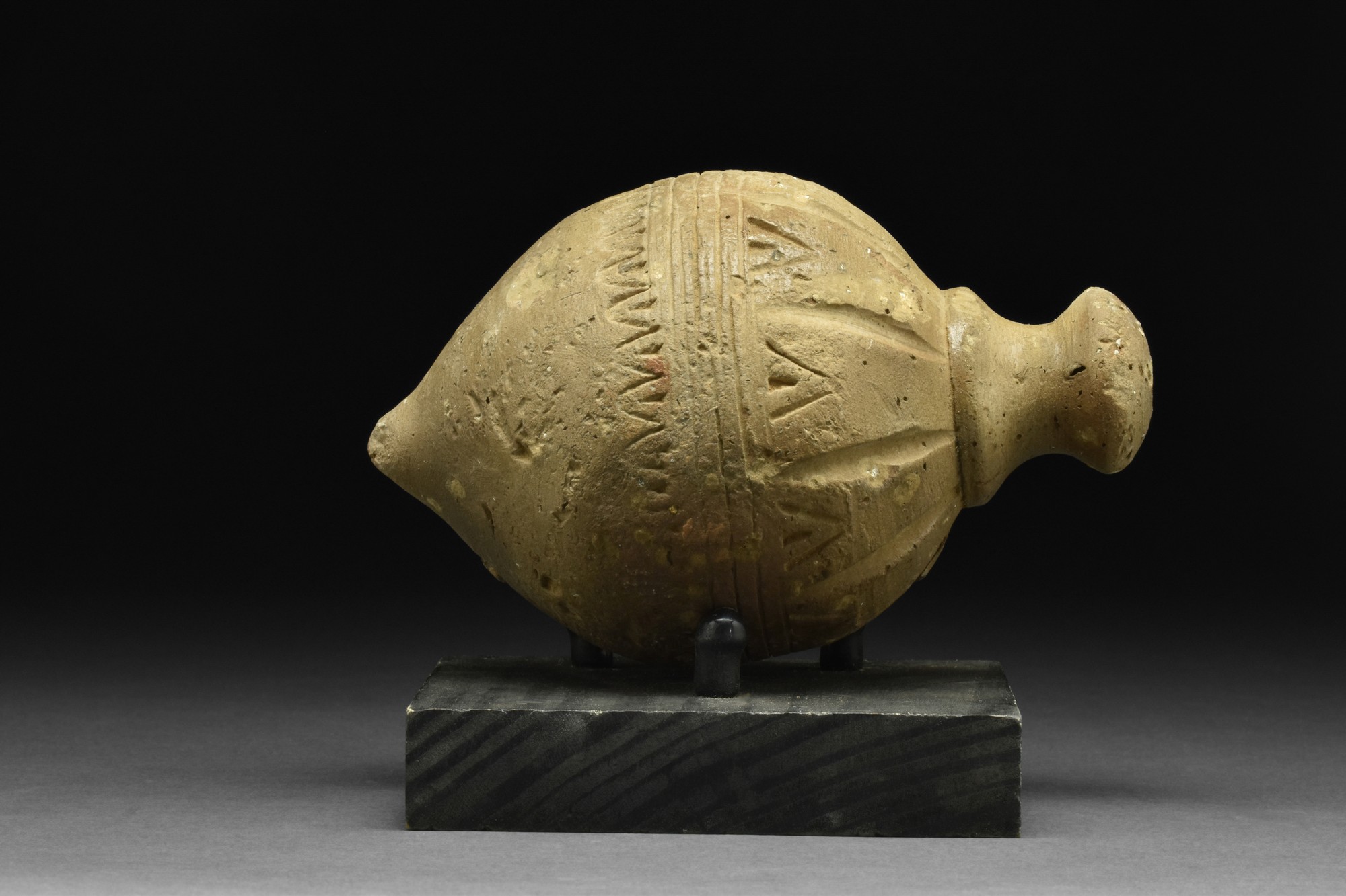 BYZANTINE CERAMIC "GREEK FIRE" HAND GRENADE - Bild 3 aus 5