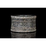 BACTRIAN SCHIST STONE CYLINDRICAL VESSEL