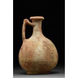 EASTERN MEDITERRAEAN POTTERY ONE-HANDLED BOTTLE