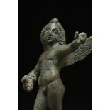 ROMAN BRONZE CUPID FIGURINE