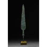 ANCIENT BRONZE SPEAR