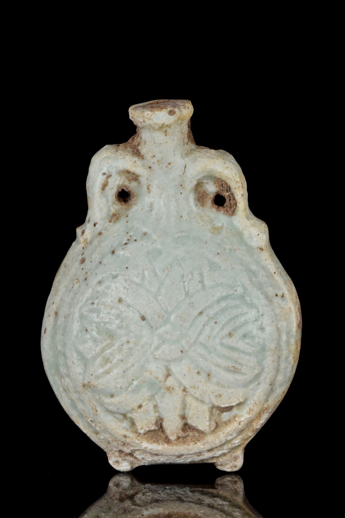 EGYPTIAN FAIENCE NEW YEAR'S FLASK - Bild 4 aus 5