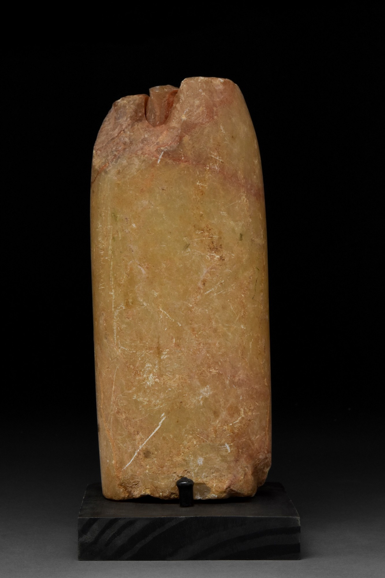 WESTERN ASIATIC ALABASTER ANTHROPOMORPHIC IDOL