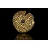 VIKING GILDED BRONZE BROOCH