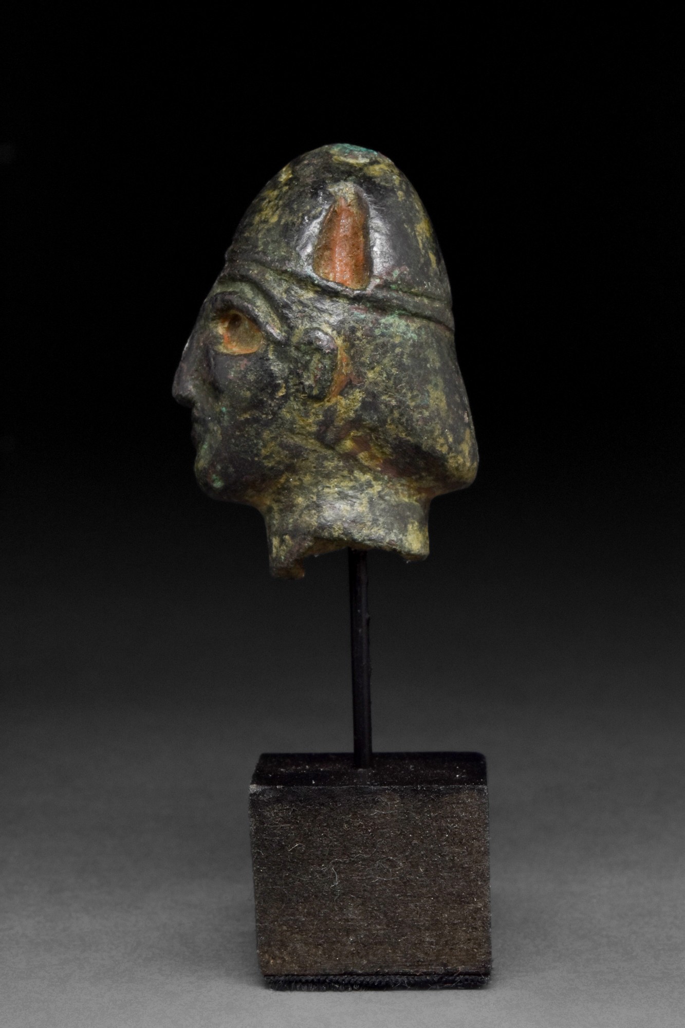 SUMERIAN BRONZE HEAD - Bild 3 aus 6