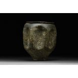 ROMAN POTTERY FOLDED BEAKER