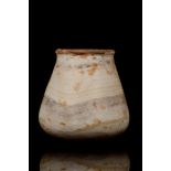 EGYPTIAN ALABASTER VESSEL