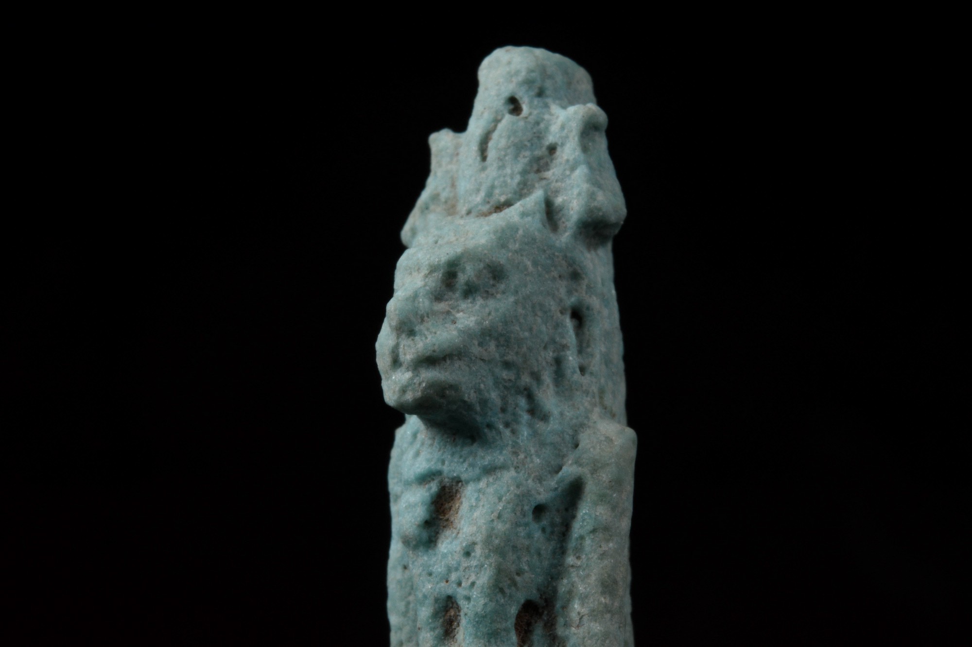 EGYPTIAN FAIENCE AMULET OF MAHEES - Image 5 of 5