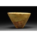 EGYPTIAN ALABASTER VESSEL