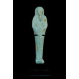 EGYPTIAN FAIENCE UHABTI