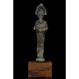 EGYPTIAN BRONZE OSIRIS FIGURE