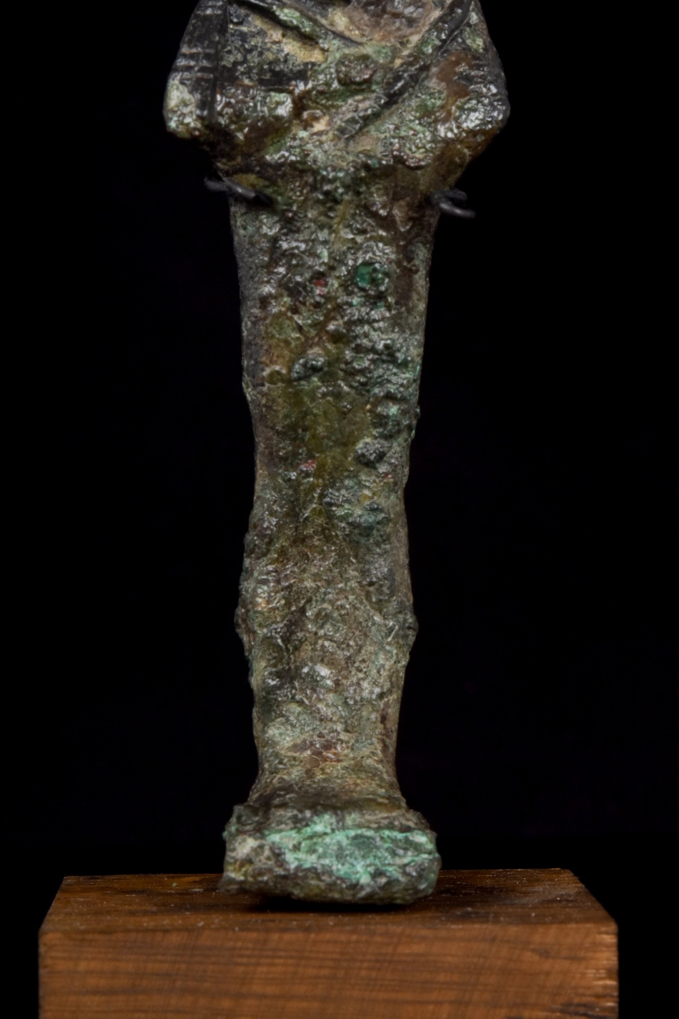 EGYPTIAN BRONZE OSIRIS FIGURE - Image 5 of 5