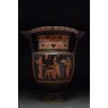 RARE APULIAN RED-FIGURE COLUMN KRATER - RODIN PAINTER - TL TESTED