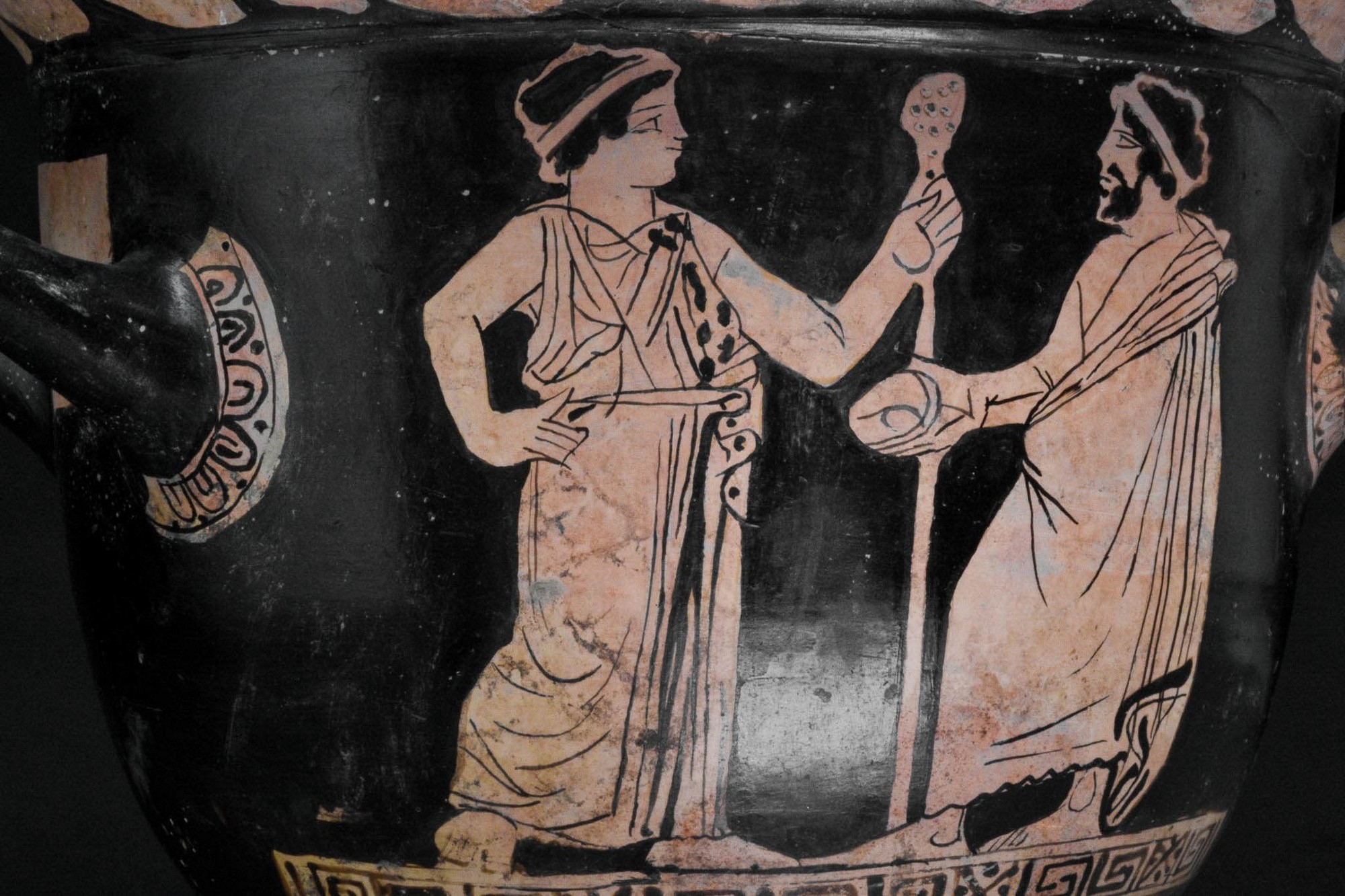 GREEK LUCANIAN RED-FIGURE BELL KRATER - TL TESTED - Image 5 of 8