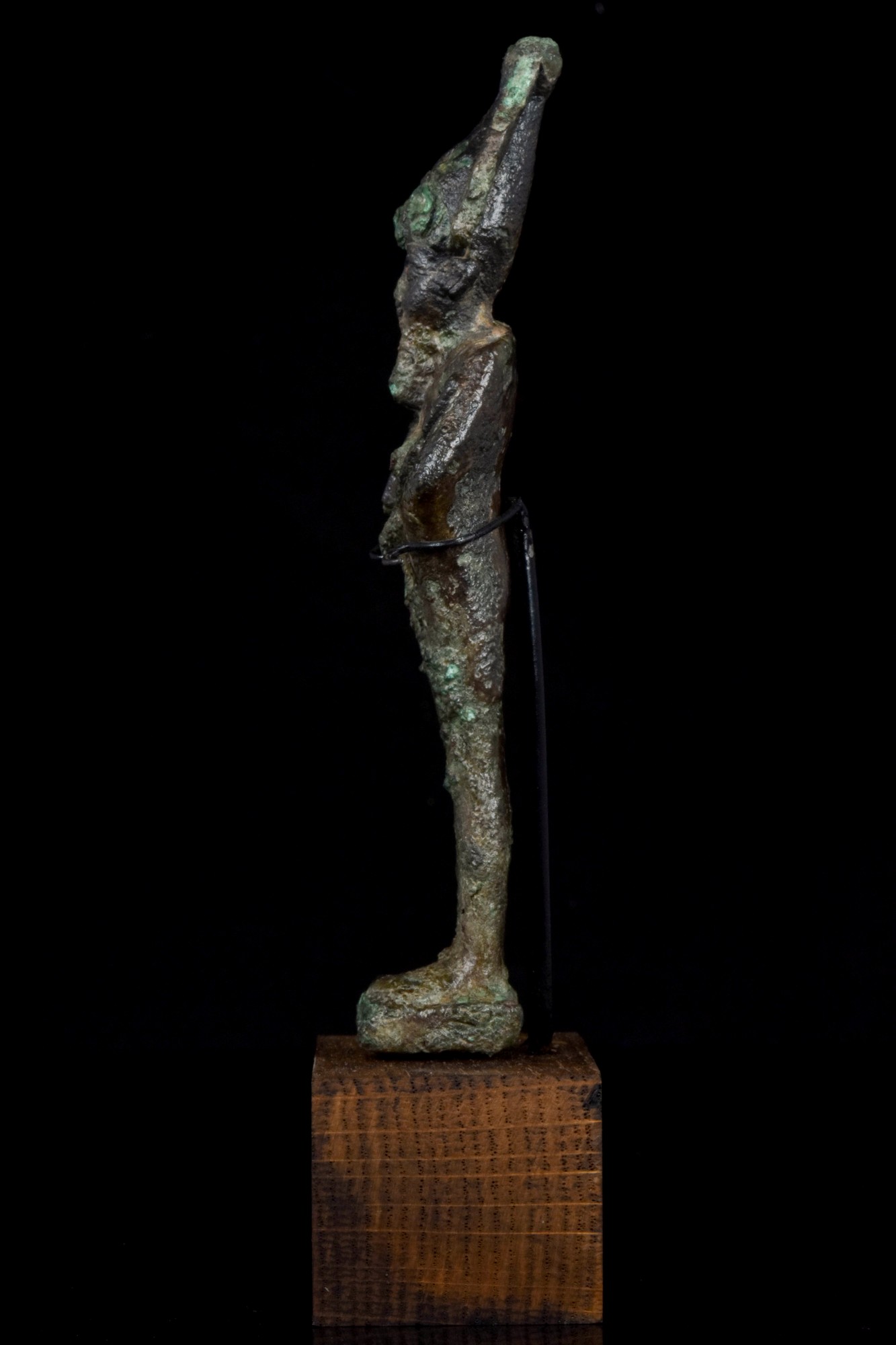 EGYPTIAN BRONZE OSIRIS FIGURE - Image 2 of 5